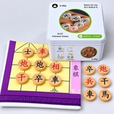 Domino gỗ phép tính 60 miếng kèm bảng luyện cộng trừ giúp bé học toán