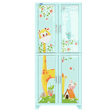TỦ WING 4 CÁNH MÀU DƯƠNG DUY TÂN