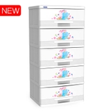 TỦ 5T ĐẠI KIỂU MÀU TRẮNG DUY TÂN