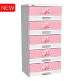 TỦ 5T ĐẠI KIỂU MÀU HỒNG DUY TÂN