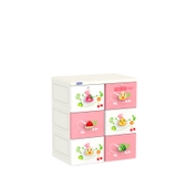 TỦ TABI KIDS 3 NGĂN MÀU HỒNG DUY TÂN