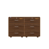 KỆ OMNI 6 NGĂN CAO DUY TÂN ( NÂU GỖ ĐẬM )