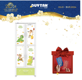 TỦ WING 4 CÁNH 1 NGĂN -TRẮNG RỒNG MUA HÈ