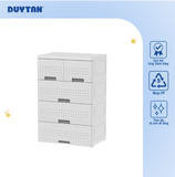 Tủ Tabi Diamond - L 4 Ngăn Nhựa Duy Tân