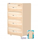 Tủ nhựa Omni 4 ngăn DUY TÂN ( KEM GỖ )