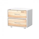 TỦ OMNI 2 NGĂN DUY TÂN ( TRẮNG GỖ NHẠT)