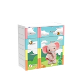 Tủ SHINO 4 TẦNG 8 HỘC DUY TÂN ĐA SẮC VOI