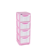 TỦ LỚN 4 NGĂN MÀU HỒNG DUY TÂN