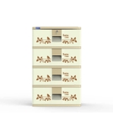 TỦ SUMI 4 NGĂN MÀU KEM DUY TÂN