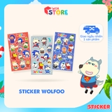 Sticker thương hiệu Wolfoo Lucy  siêu đáng yêu cho bé