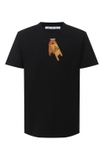 OFF-WHITE Cotton T-shirt - BLACK