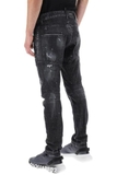 Dsquared2 Black Tidy Biker Denim