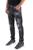 Dsquared2 Black Tidy Biker Denim