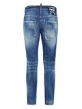 DSQUARED2 distressed tapered-leg trousers