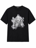 Versace Medusa print round neck tee