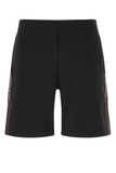 Alexander McQueen logo tape track pants