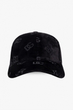 DOLCE & GABBANA BLACK VELVET BASEBALL CAP