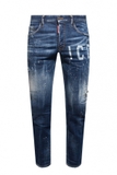 DSQUARED2 NAVY BLUE ‘SKATER’ JEANS