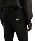 Dolce & Gabbana Logo Plaque Slim-Fit Jeans