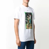 OFF-WHITE Painting Printing Short Sleeve White