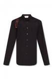 Alexander McQueen shoulder brace detail shirt