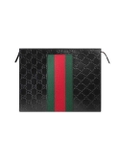 Gucci Signature Web cosmetic case