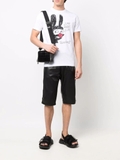 DSQUARED2 'jump Rabbit Jump' Print T-shirt In White