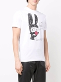 DSQUARED2 'jump Rabbit Jump' Print T-shirt In White