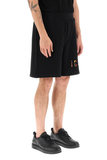 Dsquared2 Cotton Logo-Print Shorts - black