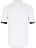 Alexander McQueen logo-trimmed short-sleeved shirt