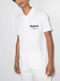 Alexander McQueen graffiti-logo polo shirt