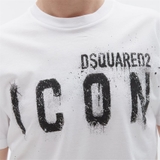 Dsquared2 Icon White Spray Cool Tee