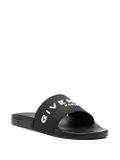 Givenchy logo-print detail pool slides