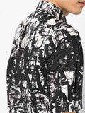Alexander McQueen calligraphy print cotton shirt