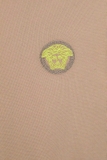 Versace Medusa Greca two-tone cotton polo shirt