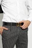 DOLCE & GABBANA DOLCE & GABBANA BLACK BELT WITH LOGO