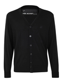 NEIL BARRETT Knitted Cardigan In Black