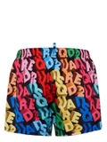 DSQUARED2 all-over logo-print swim shorts