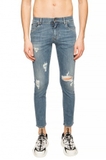 DOLCE & GABBANA DOLCE & GABBANA BLUE JEANS WITH RIPS