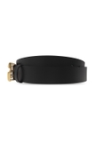 DOLCE & GABBANA DOLCE & GABBANA BLACK BELT WITH LOGO
