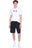 NEIL BARRETT SHORTS IN VISCOSA NERA