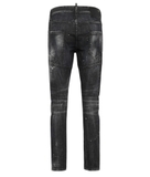 Dsquared2 Black Tidy Biker Denim