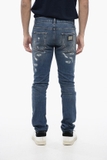 Dolce & Gabbana ripped-detailing skinny jeans