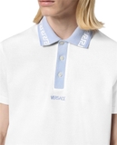 Versace Greca-collar polo shirt