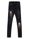 AMIRI Paint Jeans Aged Black