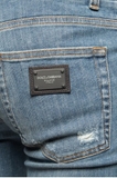 DOLCE & GABBANA DOLCE & GABBANA BLUE JEANS WITH RIPS