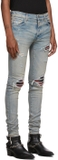 AMIRI Blue Plaid MX1 Jeans