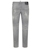 Dsquared2 Grey Spotted Wash Skater Jeans