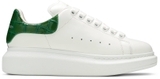 Alexander McQueen Oversized Sneaker 'White Chrome Green'