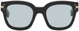 AMIRI Black & Blue Classic Logo Sunglasses